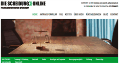 Desktop Screenshot of die-scheidung-online.de