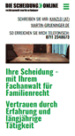 Mobile Screenshot of die-scheidung-online.de