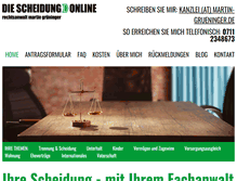 Tablet Screenshot of die-scheidung-online.de